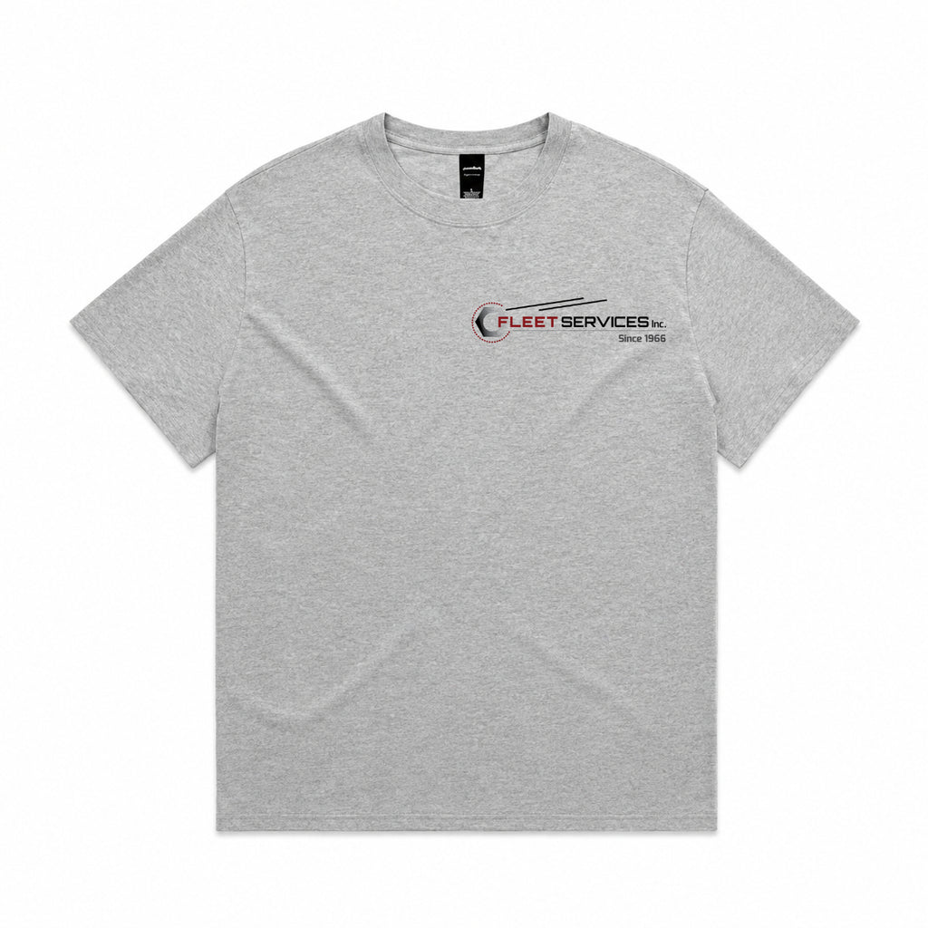 Fleet Services Short Sleeve Premium Tee Grey