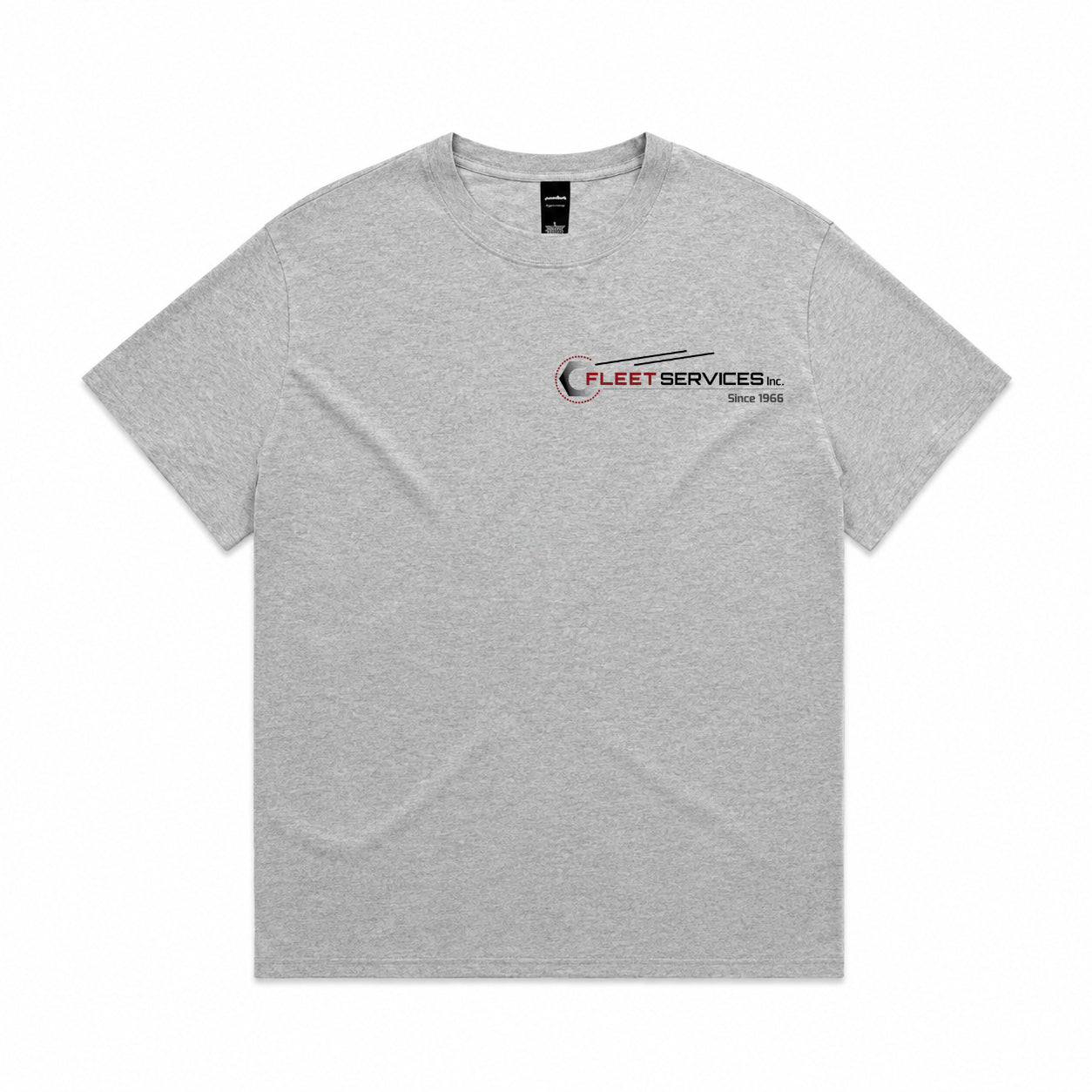 Fleet Services Short Sleeve Premium Tee Grey
