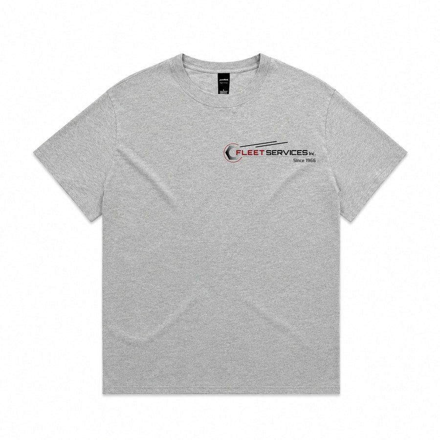 Fleet Services Short Sleeve Premium Tee Grey